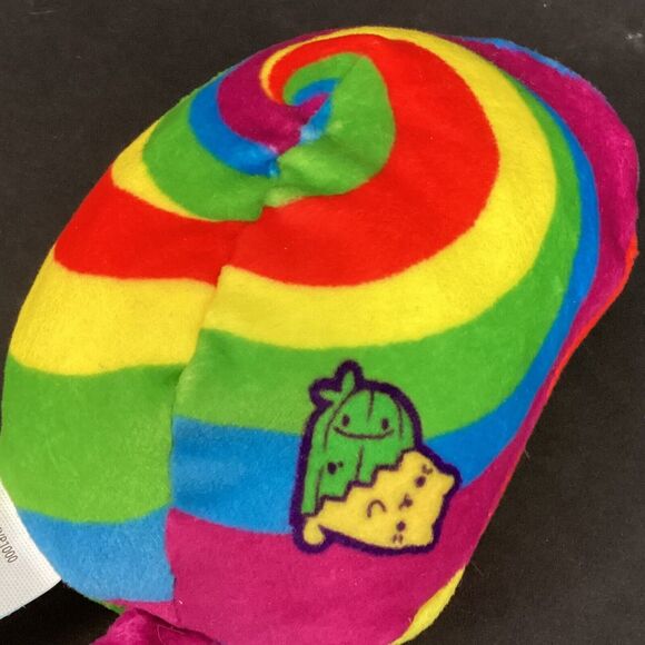 Cats vs Pickles - Festicat #015 - Rainbow Swirl - 4" Plush - Beanbag Toy - Picture 3 of 6